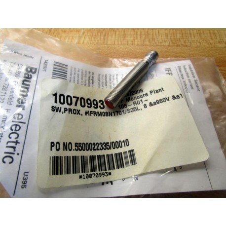 Baumer Electric IFRM 08N1701S35L Proximity Switch IFRM08N1701S35L