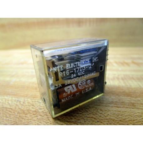 NTE Electronics R16-17D3-24 Relay R1617D324 - New No Box