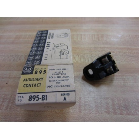 Allen Bradley 895-B1 Auxiliary Contact 895B1 Series A