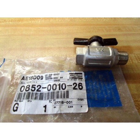 Atlas Copco 0852-0010-26 Ball Valve PN-40