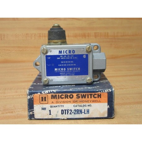 Micro Switch DTF2-2RN2-LH Honeywell Limit Switch DTF22RN2LH