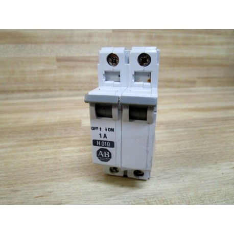 Allen Bradley 1492-CB2 Breaker 1492CB2 H010Series B 1Amp - Used