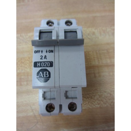 Allen Bradley 1492-CB2 Breaker 1492CB2 H020 2Amp - New No Box