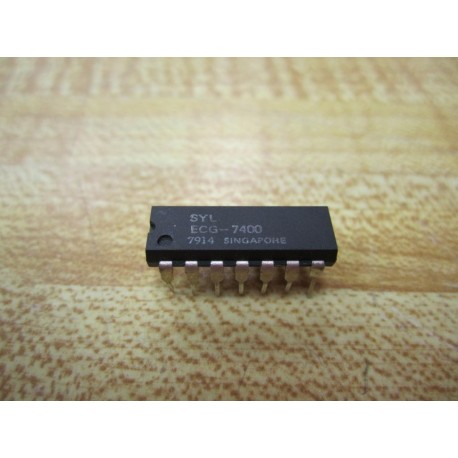 Sylvania ECG-7400 Integrated Circuit ECG7400 (Pack of 4)