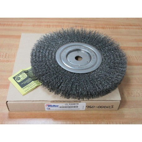 Weiler 01175 Wheel Brush 5X887A 8"