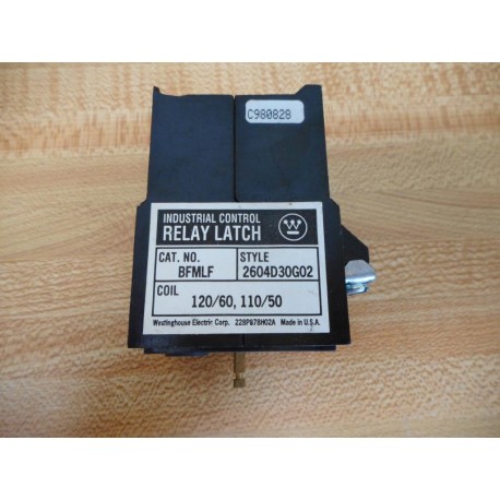 Westinghouse BFMLF Relay Latch 2604D30G02 - New No Box