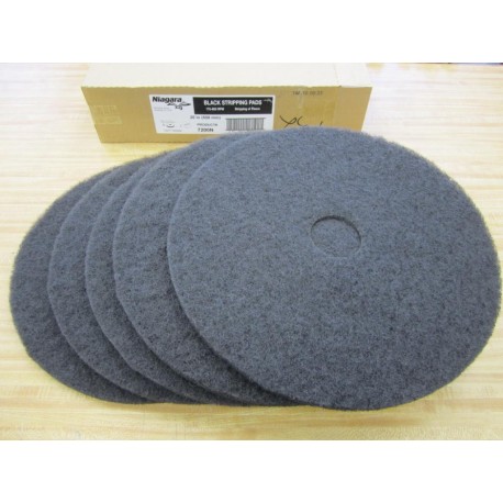 3M 7200N Niagara Black Floor Stripping Pads 20" (Pack of 5)