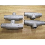 Crouse & Hinds T17 12" Conduit Body (Pack of 4) - New No Box