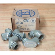 Bridgeport U52-DC 34" Pull Elbow U52DC (Pack of 5)