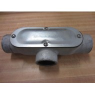 Crouse & Hinds T58 Conduit Body Type T Size: 2 12" - Used