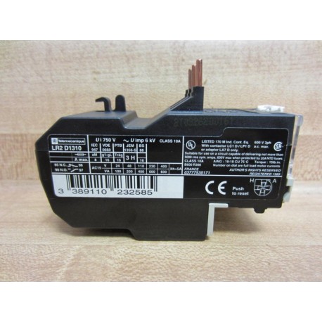 Telemecanique LR2-D1310 Overload Relay LR2D1310