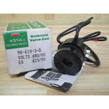 Asco 96-619-3D Solenoid Coil 966193D