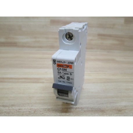 Merlin Gerin 17424 Square D Breaker 5A MG17424 Schneider - New No Box