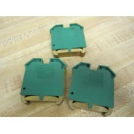Allen Bradley 1492-WG16 Terminal Blocks 1492WG16 (Pack of 3) - Used