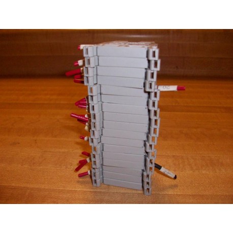 Allen Bradley 1492-W4 Terminal Blocks 1492W4 Gray 1492-W4 (Pack of 17) - Used