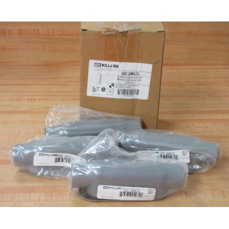 Killark OC-2MCG 34" Conduit Body wCover OC2MCG (Pack of 4)