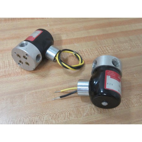 Humphrey 125 4E1 36 Solenoid Valve 125-4E1-36-120-5060 (Pack of 2) - Used