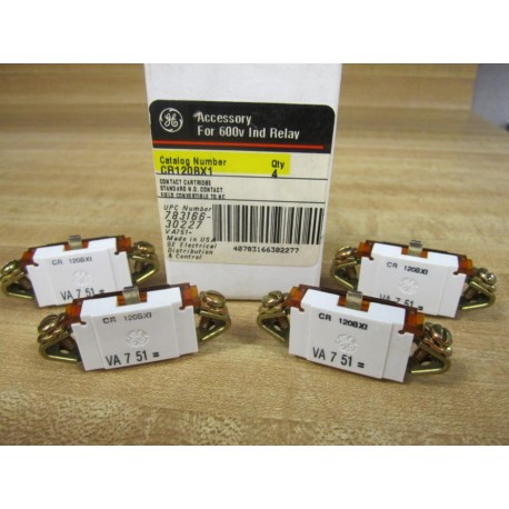 General Electric CR120BX1 GE Relay Contact (Pack of 4)