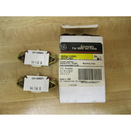 General Electric CR120BX1 GE Relay Contact (Pack of 2)