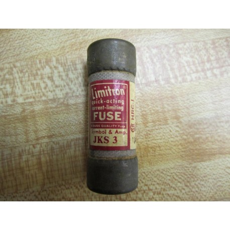 Bussmann JKS-3 Limitron Fuse JKS3 (Pack of 5) - Used