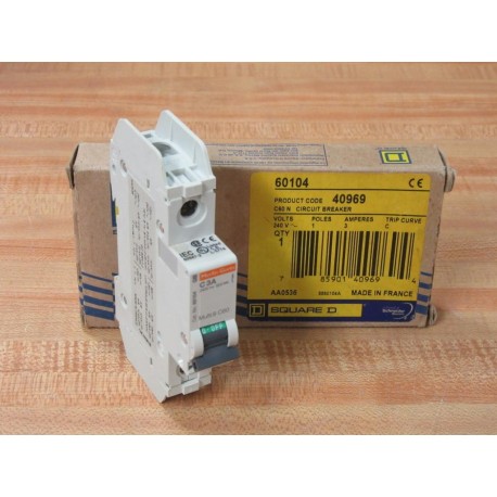 Merlin Gerin 60104 Square D Breaker 3A MG60104 Schneider