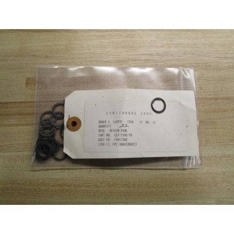 Limitorque CG1-5108-50 Retaining Ring (Pack of 17)
