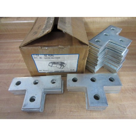 O.L. Johnson Company C-714 Tee Plate C714 (Pack of 25)