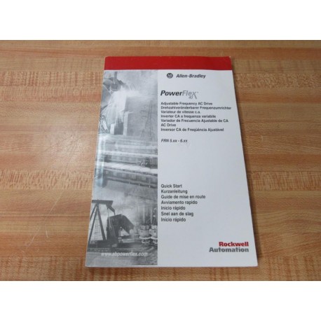 Allen Bradley 22B-QS001F-MU-P PowerFlex 40 Quick Start Guide