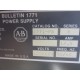 Allen Bradley 1771-PA Power Supply 1771PA Broken Screw Terminals - Used