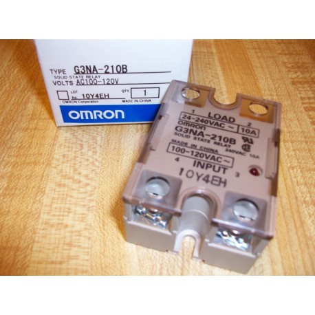 Omron G3NA-210B Relay G3NA210B 100-120VAC Input