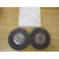 Weiler 01229 Crimped Wire Wheel 10" .006 Wire TLN-10 1-14" A.H. (Pack of 2)