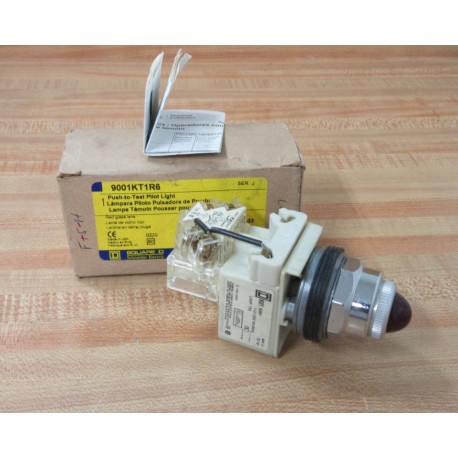 Square D 9001-KT1R6 Pilot Light 9001KT1R6