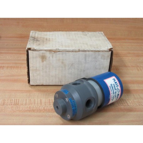 Plast-O-Matic TUC3B8W20 True Blue Solenoid Valve