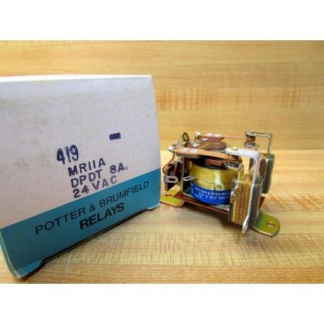 Potter & Brumfield MR11A-24VAC Power Relay MR11A