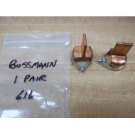 Buss 616 Bussmann Fuse Reducers One Pair - New No Box