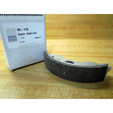 Intrupa 93-113 Brake Shoes 93113 1 Pair