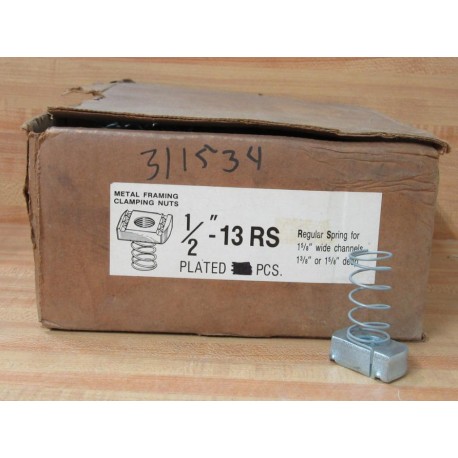 12"-13 RS Metal Framing Clamping Nut 1213RS (Pack of 72)
