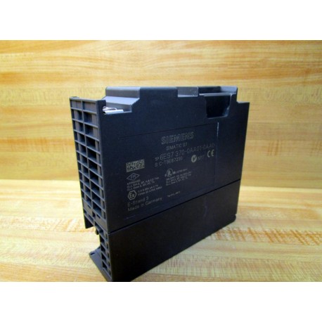 Siemens 6ES7 370-0AA01-0AA0 Module 6ES3700AA010AA0 WO Front Cover - Used
