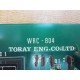 Toray WRC-B04 Circuit Board WRCB04 - Used