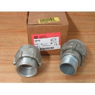 Cooper Crouse Hinds UNY505 1-12" Union Conduit Fitting WO Fitting (Pack of 2)