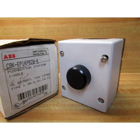 ABB Control CBK-EP1KPB20-K Pushbutton Control Box 908-753