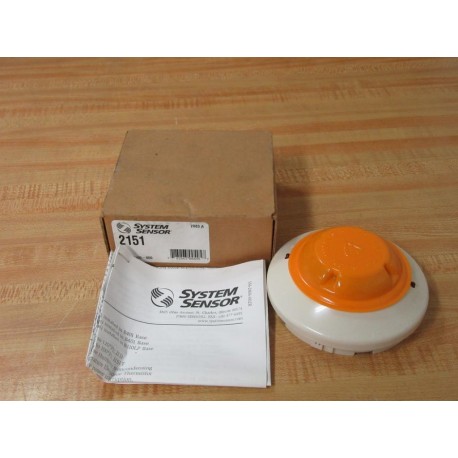 System Sensor 2151 Photoelectric Smoke Detector