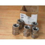 SSP Fittings BSPP 1-116" SS Swivel Union (Pack of 5)