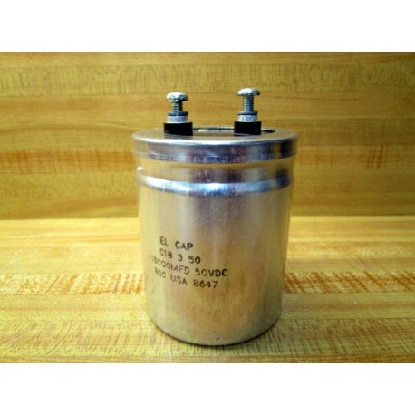 EL CAP C18 3 50 Capacitor C18350 - Used