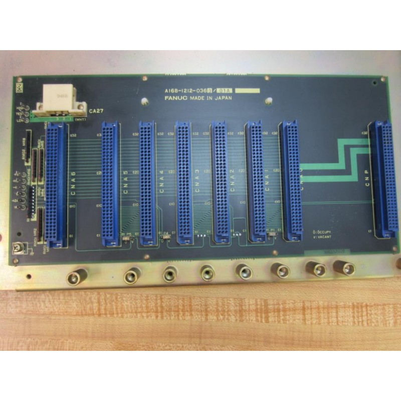 Fanuc A16B-1212-0360 RG2 Control Backplane PCB A16B-1212-036001A