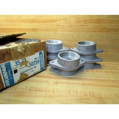 GTE  SYLVANIA 35-37 2" Interchangeable Hub 6849-50259 (Pack of 8)