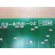 Mitsubishi 03-81581-02 Communication Board 038158102 - Used