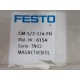 Festo CM-52-14-FH Solenoid Valve CM5214FH