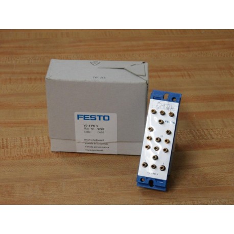 Festo VD-3-PK-3 Pressure Sequence Valve 9270