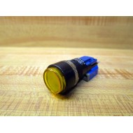 TH F88106 Pushbutton Switch Yellow Lens - New No Box